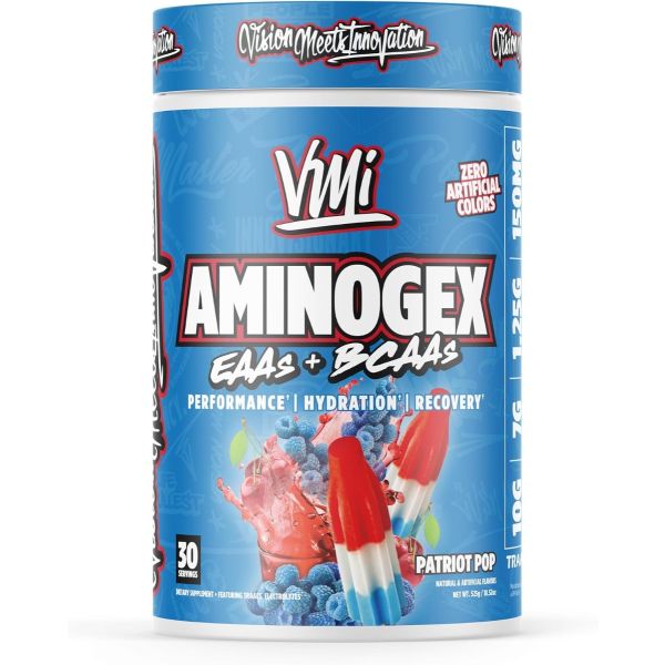 VMI SPORTS: Aminogex Patriot Pop Eaas Plus Bcaas, 525 gm