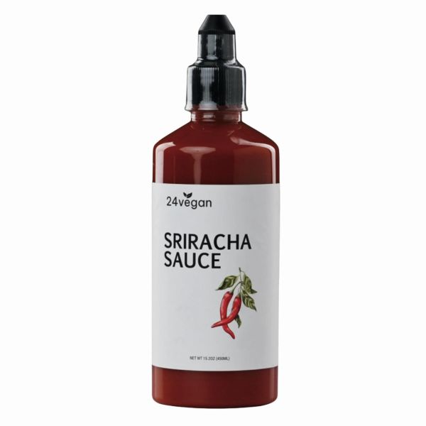 24VEGAN: Sriracha Hot Sauce, 15.2 oz