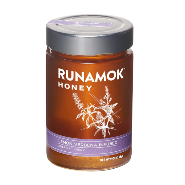 RUNAMOK MAPLE: Lemon Verbena Infused Honey, 9 oz