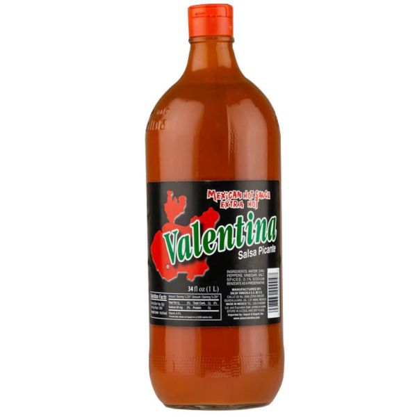 VALENTINA: Black Label Hot Sauce, 34 oz