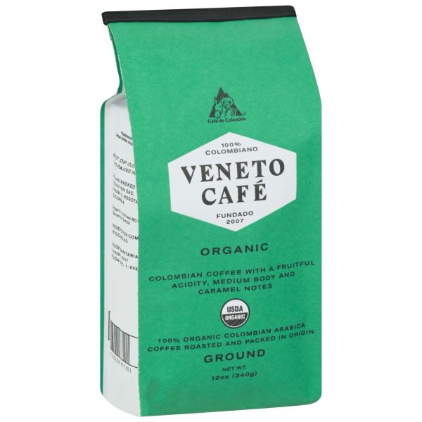 VENETO CAFE: Organic Ground Coffee, 12 oz