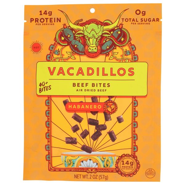 VACADILLOS: Habanero Bites, 2 oz