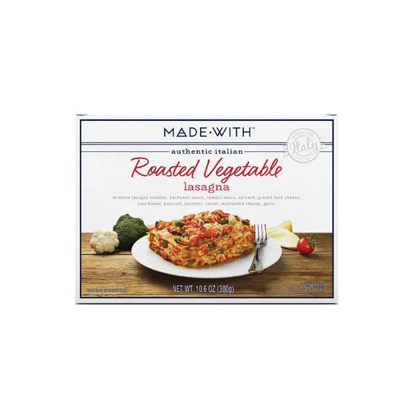 MADE WITH: Roasted Vegetable Lasagna Entree, 10.6 oz