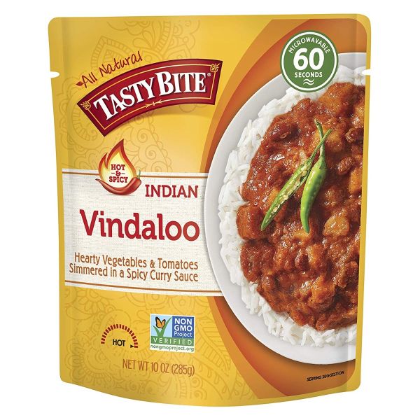 TASTY BITE: Indian Entree Hot & Spicy Vindaloo, 10 oz
