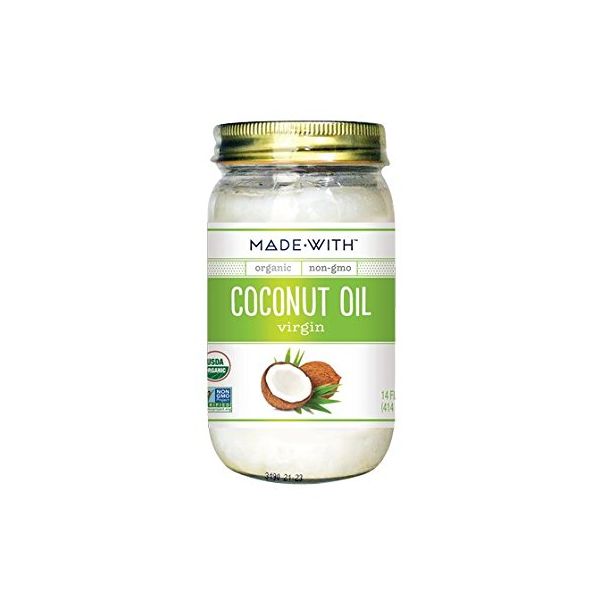 MADE WITH: Oil Coconut Virgin Org, 14 fo