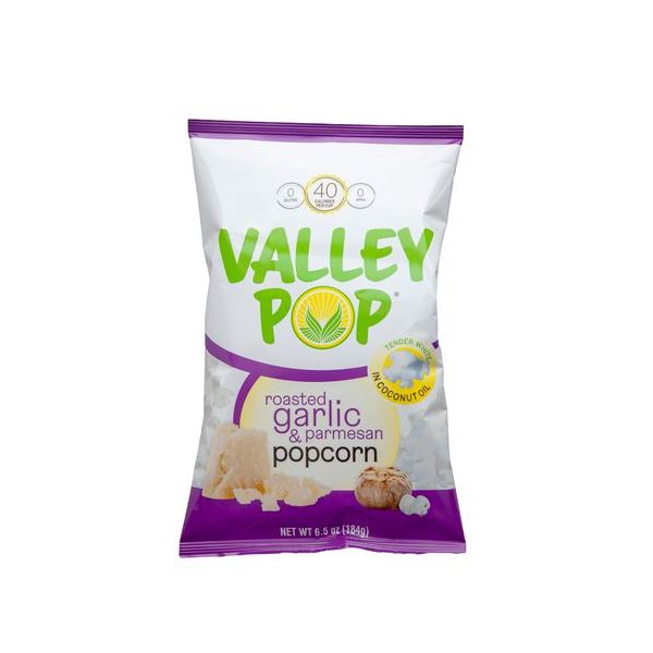 VALLEY POP: Popcorn Garlic Parmesan, 6.5 oz