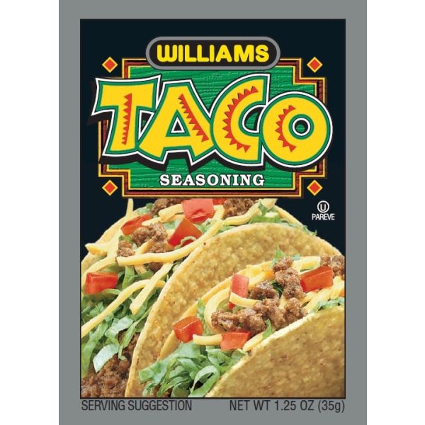 WILLIAMS: Taco Seasoning, 1.25 oz