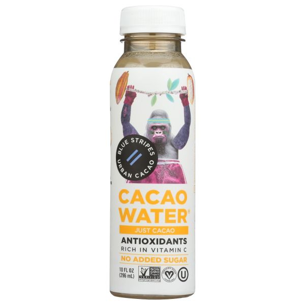 BLUE STRIPES: Cacao Water Just Cacao, 10 fo
