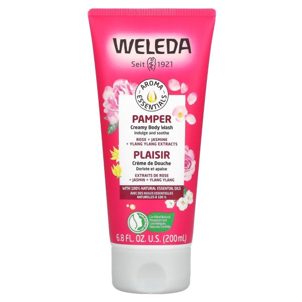 WELEDA: Pamper Creamy Body Wash, 6.8 fo