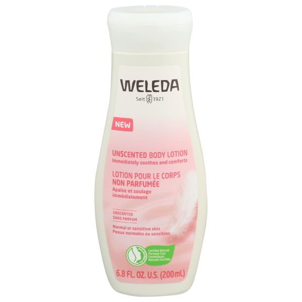 WELEDA: Unscented Body Lotion, 6.8 fo