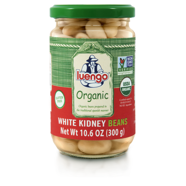 LUENGO: White Kidney Organic Beans, 10.6 oz