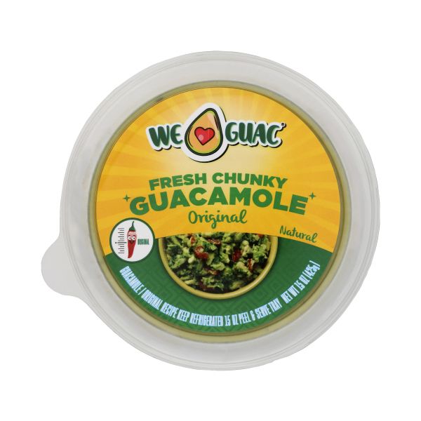 WE GUAC: Fresh Chunky Guacamole Original, 15 oz