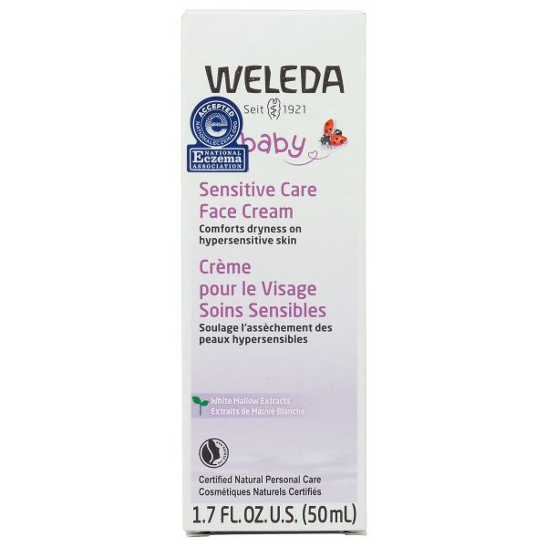 WELEDA: Sensitive Care Baby Face Cream, 1.7 fo