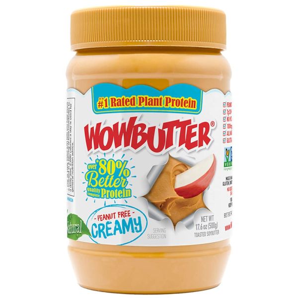 WOWBUTTER: Creamy Peanut Free Spread, 17.6 oz