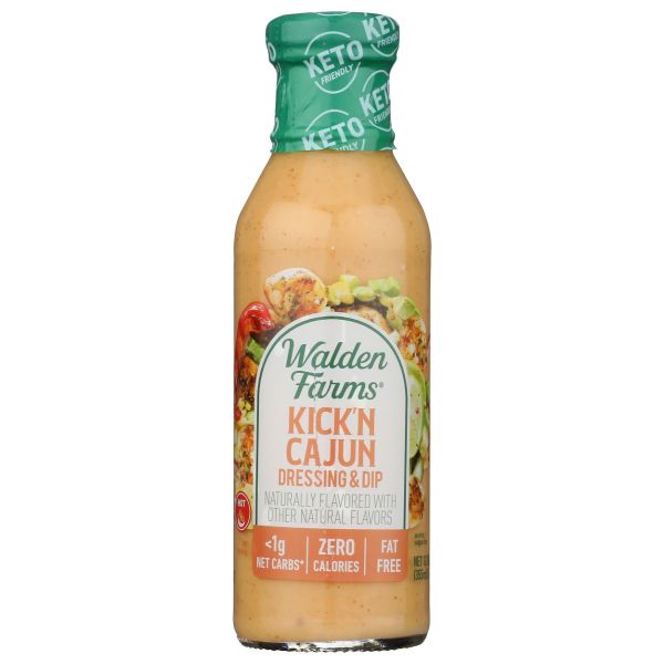 WALDEN FARMS: Kickn Cajun Dressing and Dip, 12 fo