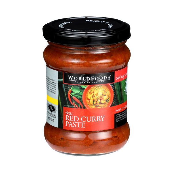 WORLD FOODS: Thai Red Curry Paste, 7.8 oz
