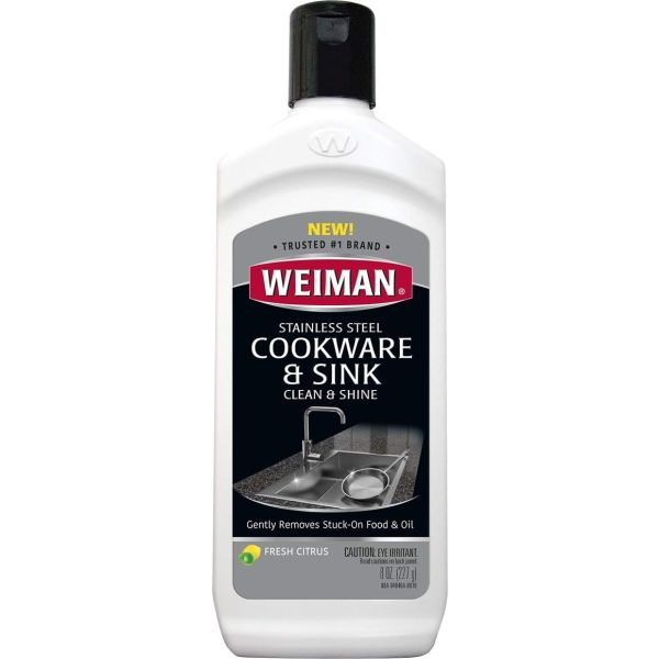 WEIMAN: Stainless Steel Cookware and Sink Clean and Shine, 8 oz