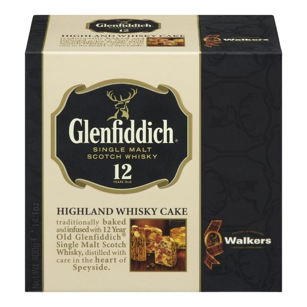 WALKERS: Glenfiddich Highland Whisky Cake, 14.1 oz