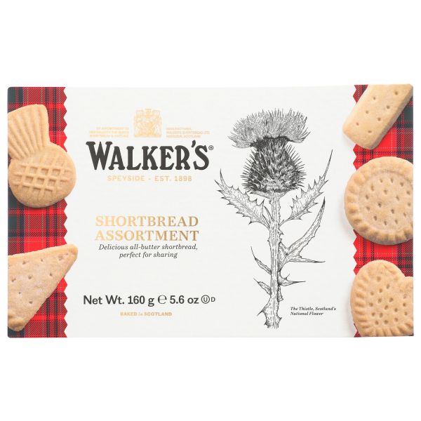 WALKERS: Thistle Flower Shortbread Assortment, 5.6 oz