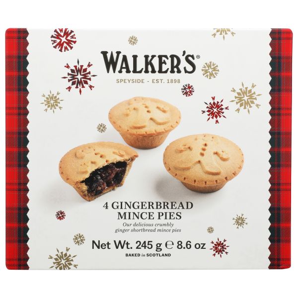 WALKERS: Gingerbread Mince Pies, 8.6 oz