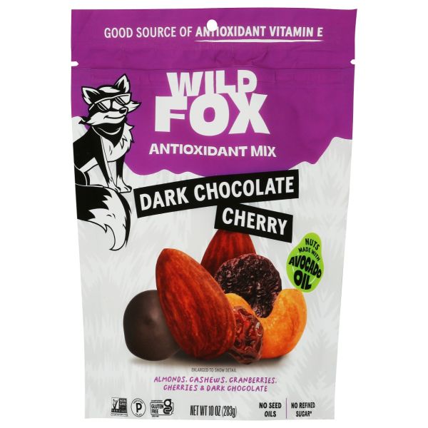 WILD FOX: Dark Chocolate Cherry Trail Mix, 10 oz