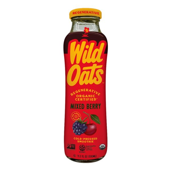 WILD OATS: Organic Mixed Berry Smoothie, 11.2 fo