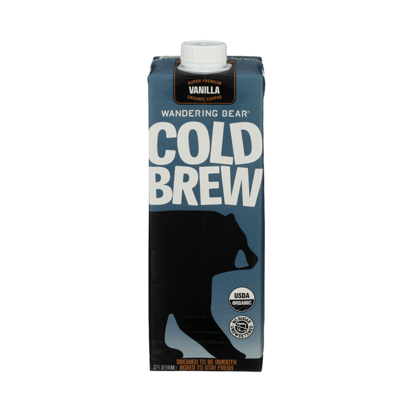 WANDERING BEAR: Vanilla Cold Brew Coffee, 32 fo