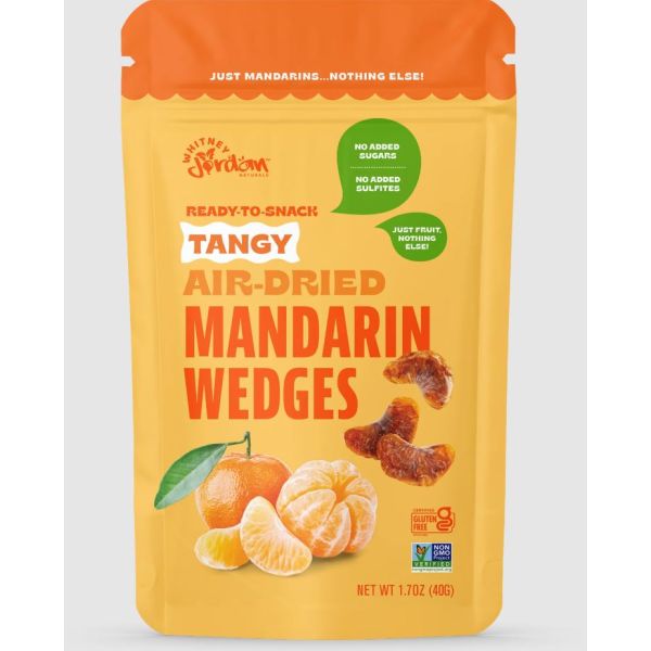 WHITNEY JORDAN NATURALS: Tangy Air Dried Mandarin Wedges, 1.7 oz