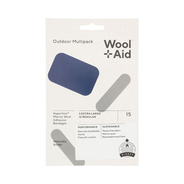 WOOLAID: Outdoor Multipack Bandages, 15 pk