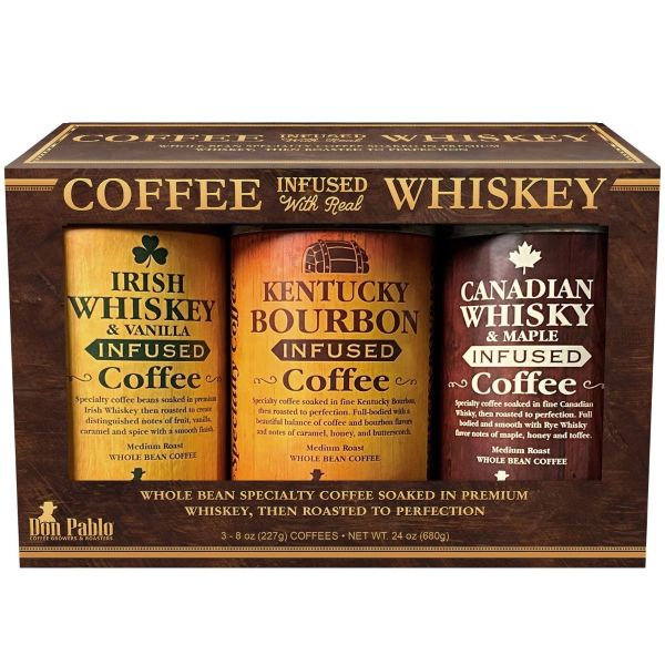 DON PABLO: Whiskey Infused Coffee Gift Set, 1 kt