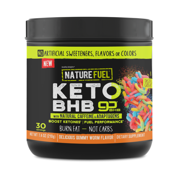 HEALTHY DELIGHTS: Keto BHB Powder Gummy Worm Flavor, 7.4 oz