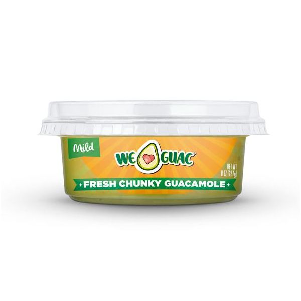 WE GUAC: Fresh Chunky Guacamole Mild, 8 oz