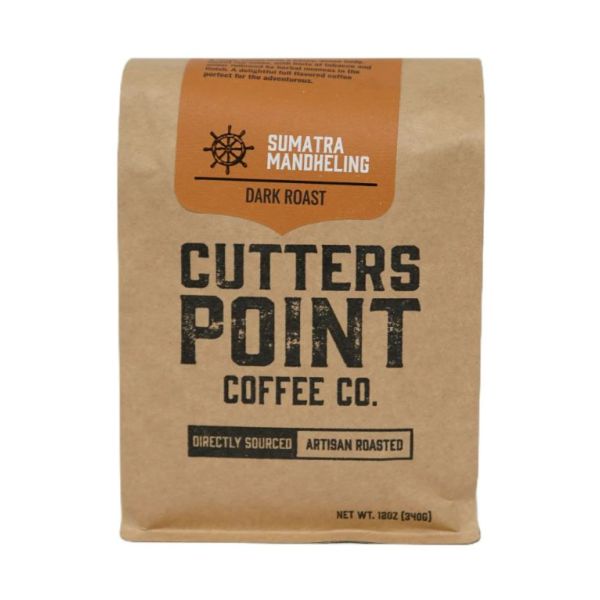 CUTTERS POINT COFFEE CO.: Sumatra Mandheling Ground Coffee, 12 oz