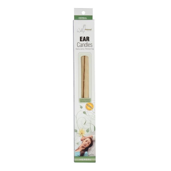 WALLY'S NATURAL PRODUCTS: Herbal Beeswax Ear Candles, 2 Candles