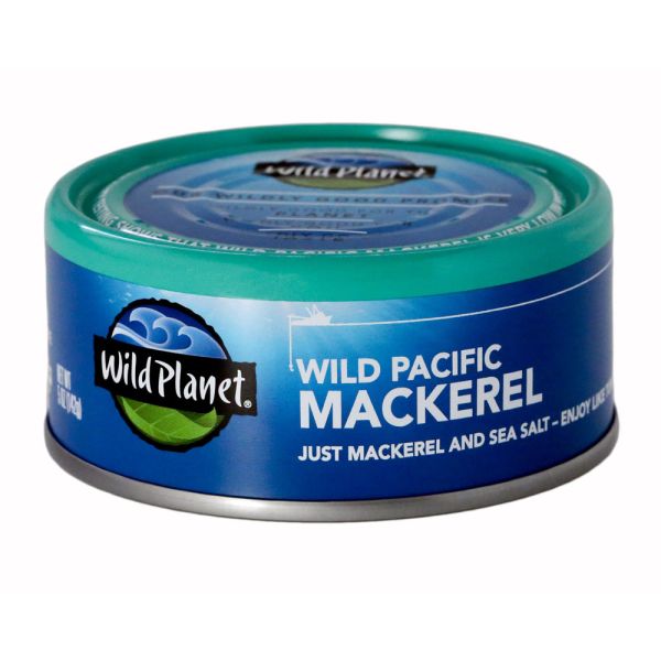 WILD PLANET: Wild Pacific Mackerel, 5 oz