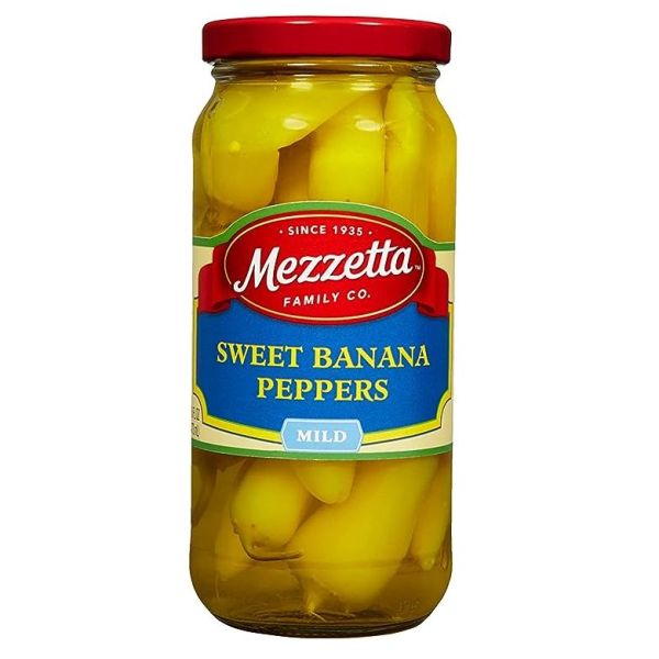 MEZZETTA: Sweet Banana Wax Peppers, 16 oz