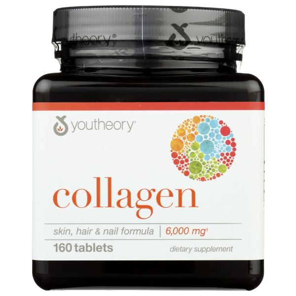 YOUTHEORY: Advanced Collagen 6000mg, 160 tb