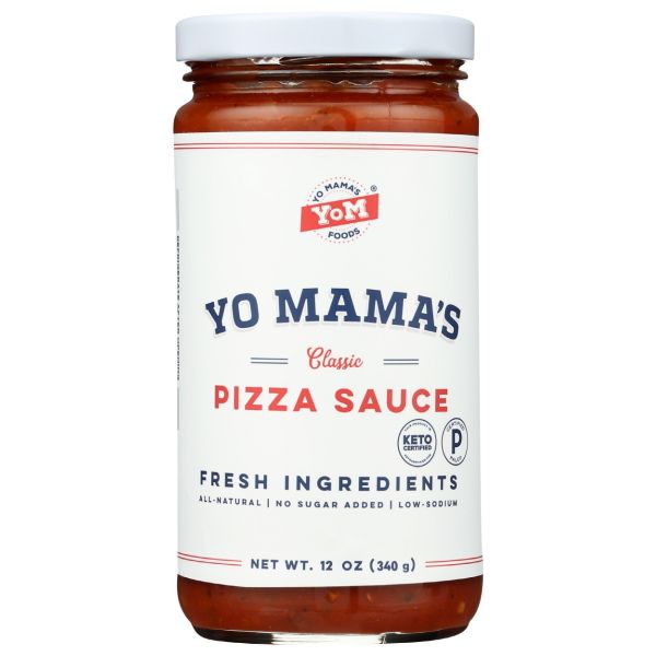 YO MAMAS FOODS: Classic Pizza Sauce, 12.5 oz
