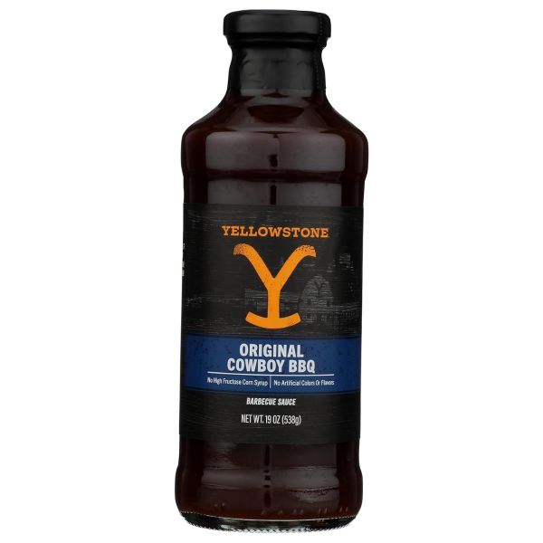 YELLOWSTONE: Original Cowboy Bbq Sauce, 19 oz
