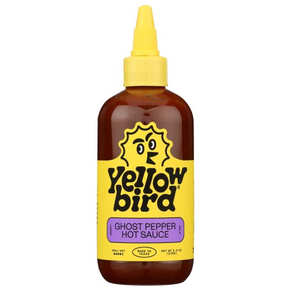 YELLOWBIRD SAUCE: Condiment Ghost Pepper, 9.8 oz