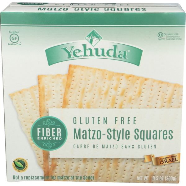 YEHUDA: Fiber Enriched Matzo Style Squares, 10.5 oz