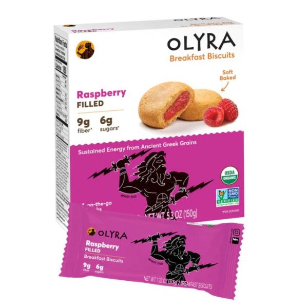 OLYRA: Raspberry Filled Breakfast Biscuits, 5.28 oz