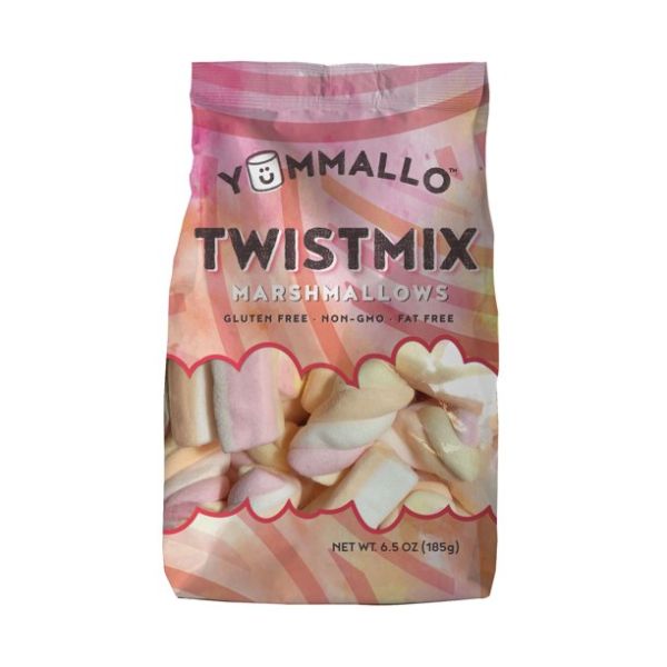 YUMMALLO: Twist Mix Marshmallows, 6.5 oz