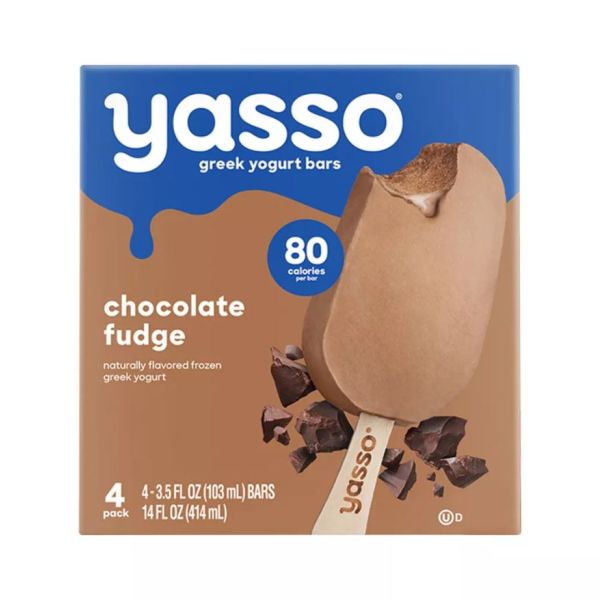 YASSO: Chocolate Fudge Greek Yogurt Bars, 14 oz