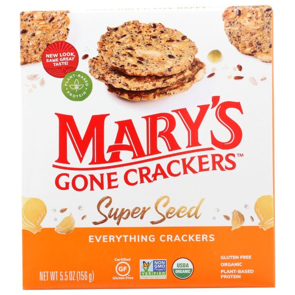 MARYS GONE CRACKERS: Super Seed Everything Crackers, 5.5 oz