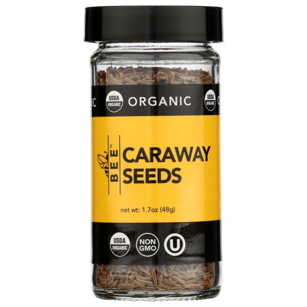 BEESPICES: Organic Caraway Seeds, 1.7 oz