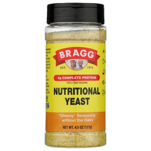 BRAGG: Nutritional Yeast Seasoning, 4.5 oz