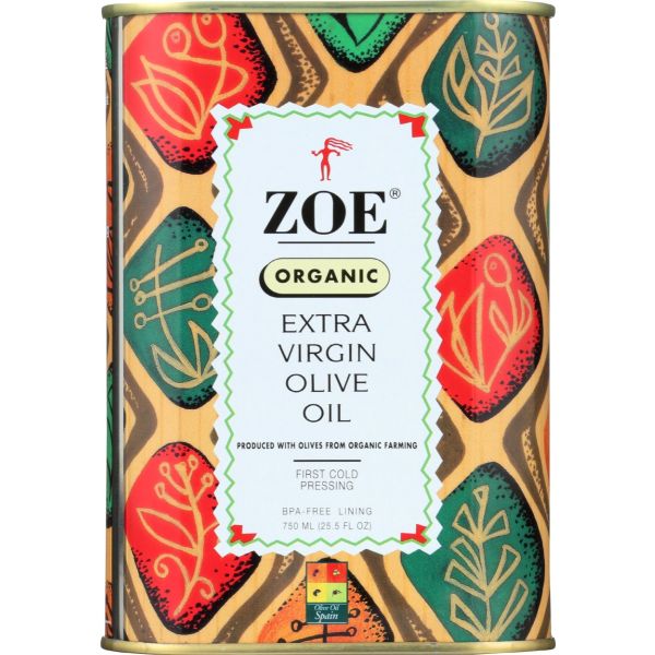 ZOE DIVA SELECT: Organic Extra Virgin Olive Oil, 25.5 oz