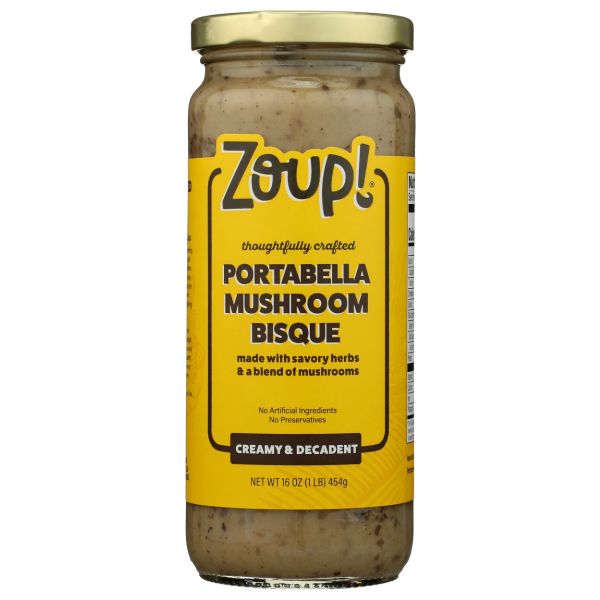 ZOUP GOOD REALLY: Portabella Mushroom Bisque, 16 oz