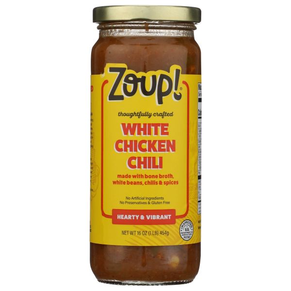 ZOUP GOOD REALLY: White Chicken Chili, 16 oz